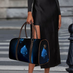 Blue Ace Card Print Duffle Bag