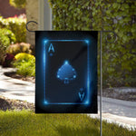 Blue Ace Card Print House Flag