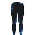 Blue Ace Card Print Men's Leggings