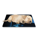 Blue Ace Card Print Pet Cooling Mat Cover