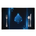 Blue Ace Card Print Placemat