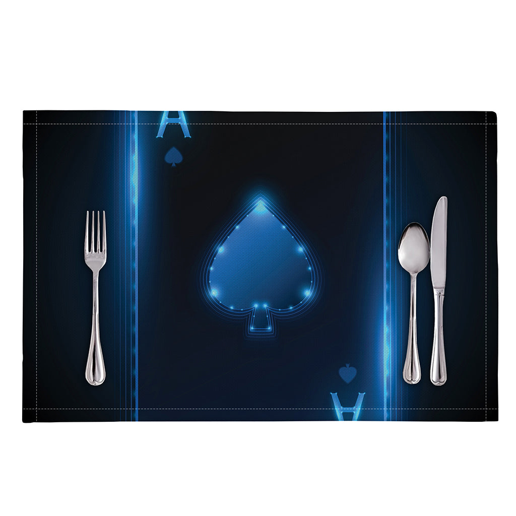 Blue Ace Card Print Placemat