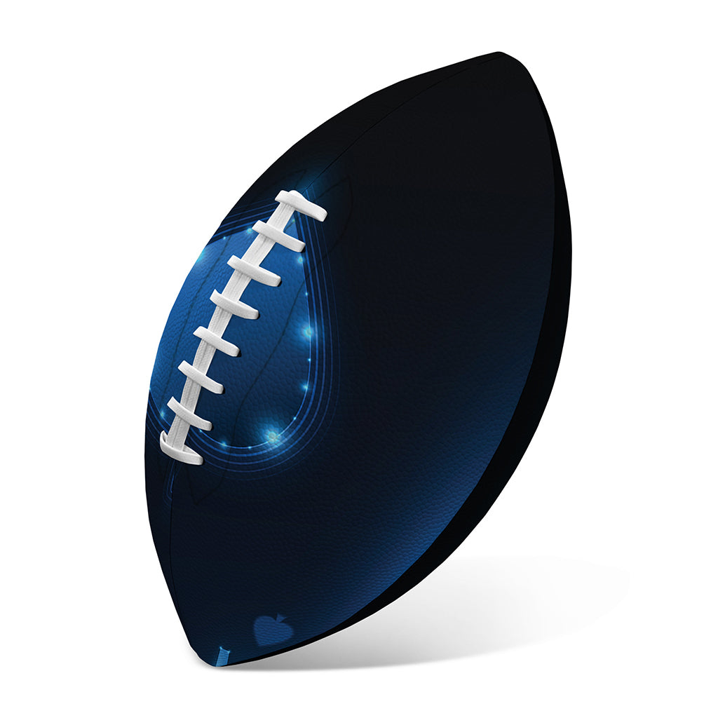 Blue Ace Card Print Rugby Ball