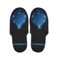 Blue Ace Card Print Slippers