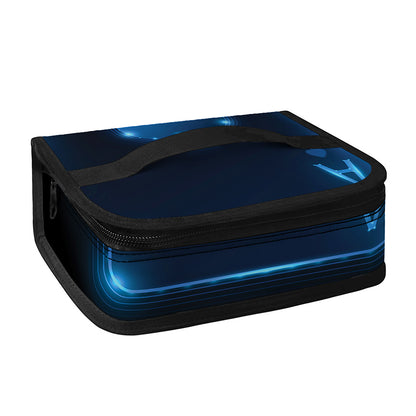 Blue Ace Card Print Small Lunch Bag
