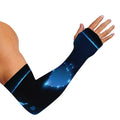 Blue Ace Card Print Sun Protection Arm Sleeves