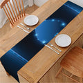 Blue Ace Card Print Table Runner