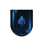 Blue Ace Card Print Toilet Lid Cover