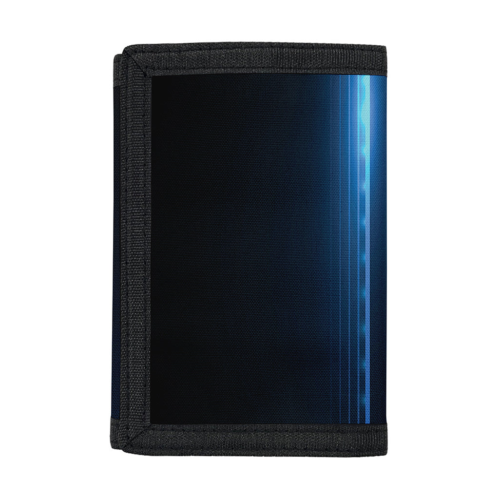 Blue Ace Card Print Trifold Wallet
