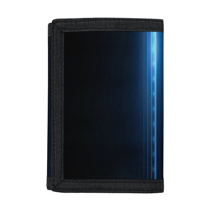 Blue Ace Card Print Trifold Wallet