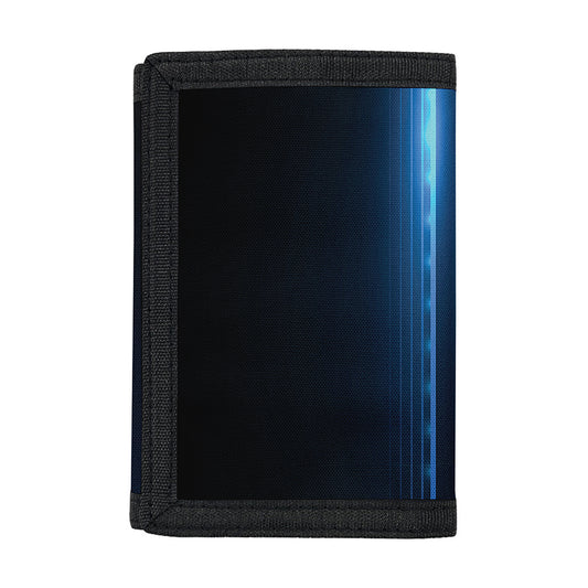 Blue Ace Card Print Trifold Wallet