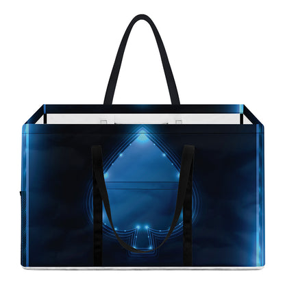 Blue Ace Card Print Utility Tote Bag