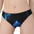 Blue Ace Card Print Women's Panties