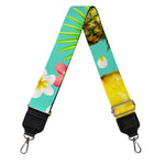 Blue Aloha Pineapple Pattern Print Bag Strap