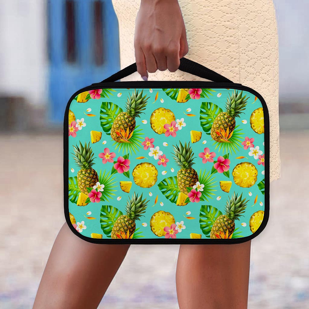 Blue Aloha Pineapple Pattern Print Classic Bible Case