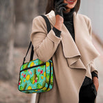 Blue Aloha Pineapple Pattern Print Double Strap Bible Bag