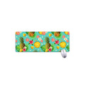 Blue Aloha Pineapple Pattern Print Extended Mouse Pad