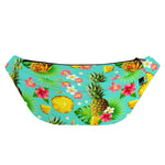 Blue Aloha Pineapple Pattern Print Fanny Pack