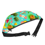 Blue Aloha Pineapple Pattern Print Fanny Pack