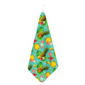 Blue Aloha Pineapple Pattern Print Hand Towel