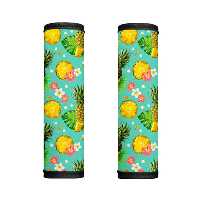 Blue Aloha Pineapple Pattern Print Handle Covers