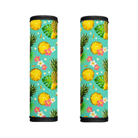 Blue Aloha Pineapple Pattern Print Handle Covers