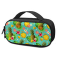 Blue Aloha Pineapple Pattern Print Portable Cooler Travel Case