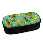 Blue Aloha Pineapple Pattern Print Insulin Cooler Travel Case