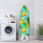 Blue Aloha Pineapple Pattern Print Ironing Board Cover