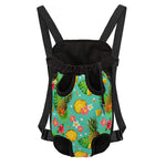 Blue Aloha Pineapple Pattern Print Pet Carrier Backpack