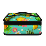 Blue Aloha Pineapple Pattern Print Small Lunch Bag