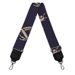 Blue And Beige Mantis Pattern Print Bag Strap