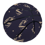 Blue And Beige Mantis Pattern Print Basketball