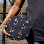 Blue And Beige Mantis Pattern Print Basketball