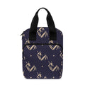 Blue And Beige Mantis Pattern Print Bible Tote Bag
