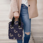 Blue And Beige Mantis Pattern Print Bible Tote Bag