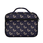 Blue And Beige Mantis Pattern Print Briefcase Bible Bag