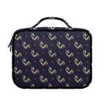 Blue And Beige Mantis Pattern Print Briefcase Bible Bag