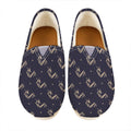 Blue And Beige Mantis Pattern Print Casual Shoes
