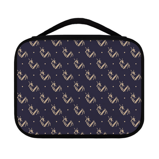Blue And Beige Mantis Pattern Print Classic Bible Case