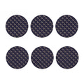 Blue And Beige Mantis Pattern Print Coaster Set