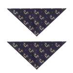 Blue And Beige Mantis Pattern Print Dog Bandana