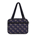 Blue And Beige Mantis Pattern Print Double Strap Bible Bag