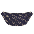 Blue And Beige Mantis Pattern Print Fanny Pack