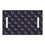 Blue And Beige Mantis Pattern Print Golf Cart Seat Cover