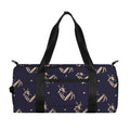 Blue And Beige Mantis Pattern Print Gym Bag