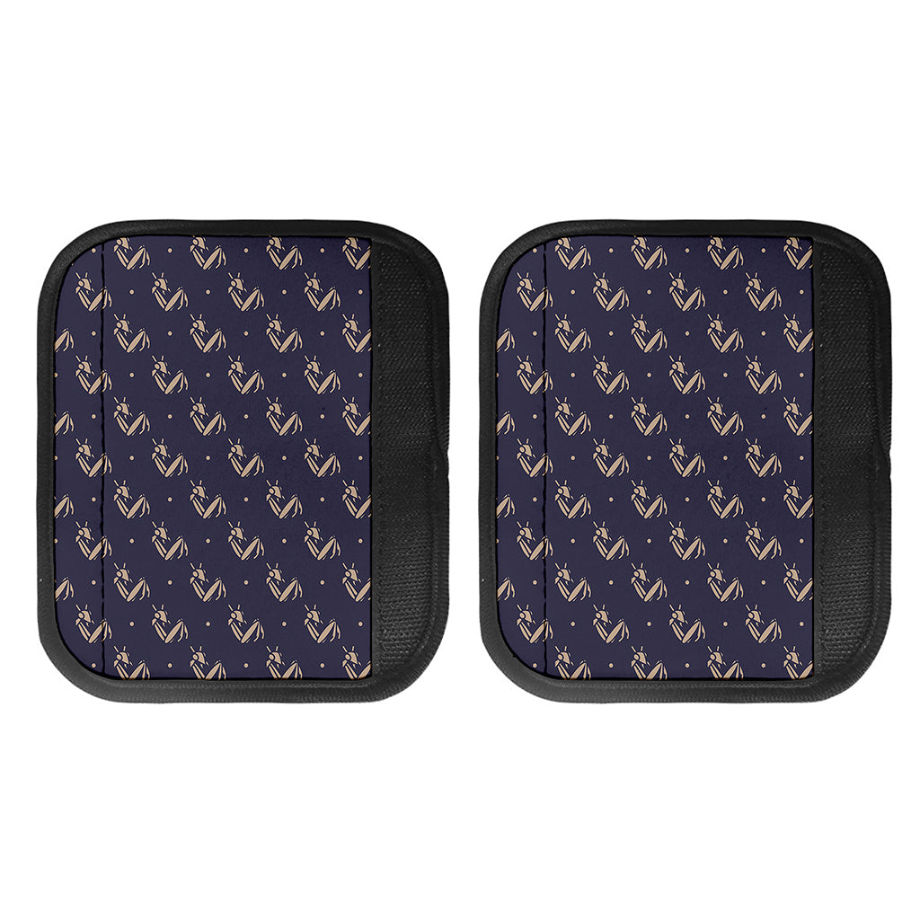 Blue And Beige Mantis Pattern Print Handle Covers