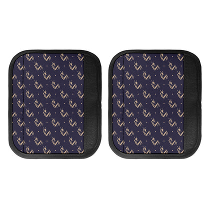 Blue And Beige Mantis Pattern Print Handle Covers