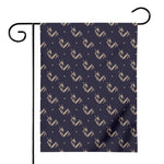 Blue And Beige Mantis Pattern Print House Flag