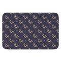 Blue And Beige Mantis Pattern Print Indoor Door Mat